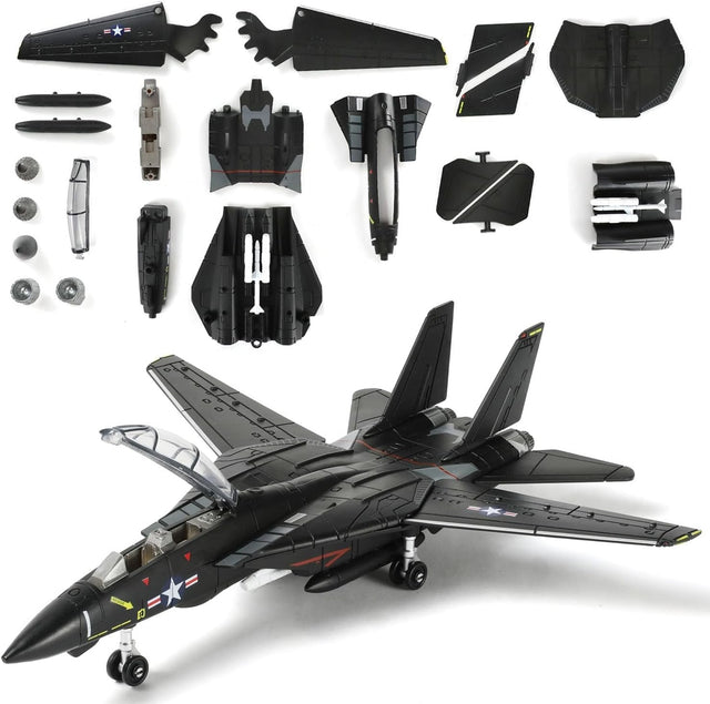 1:72 Scale F-14 Tomcat Fighter Jet Model Kit Military Aircraft Assembly Gift