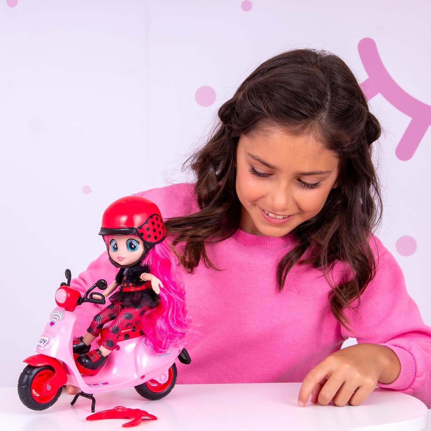 BFF Fashion Doll Scooter Playset 10 Accessories Storage Toy 3+