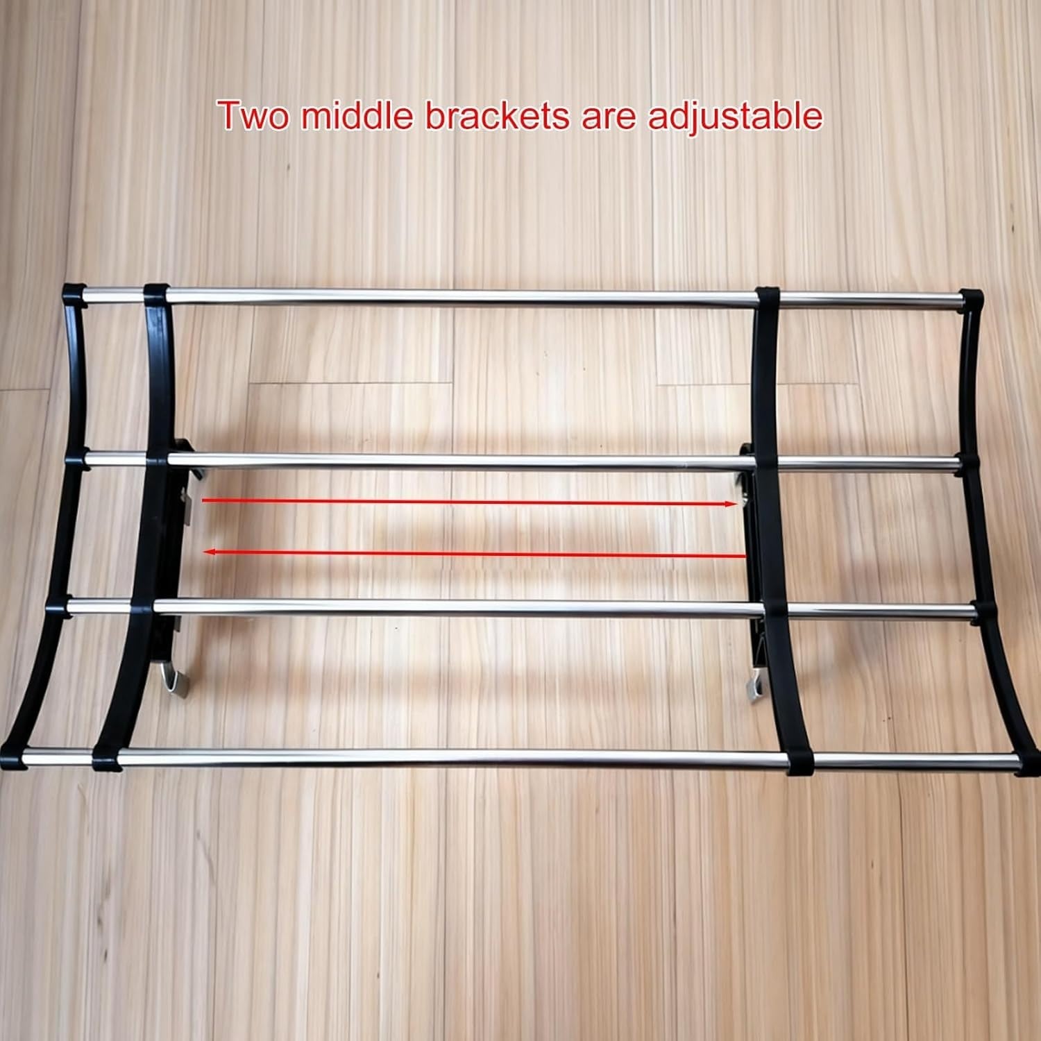 Adjustable Clothes Drying Rack for Oil Heater – Stainless Steel Indoor Laundry