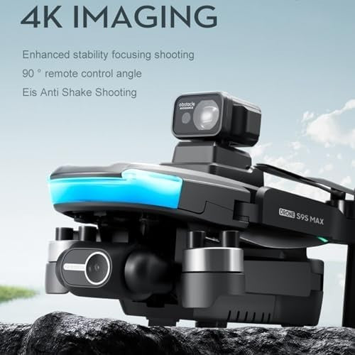 4K GPS Drone with 50min Flight, Obstacle Avoidance, Dual Camera, Brushless