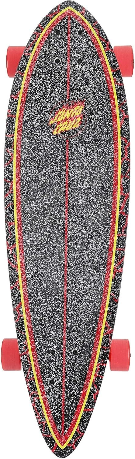 Pintail Cruiser Skateboard 33" Maple Deck, 60mm PU Wheels, ABEC Bearings