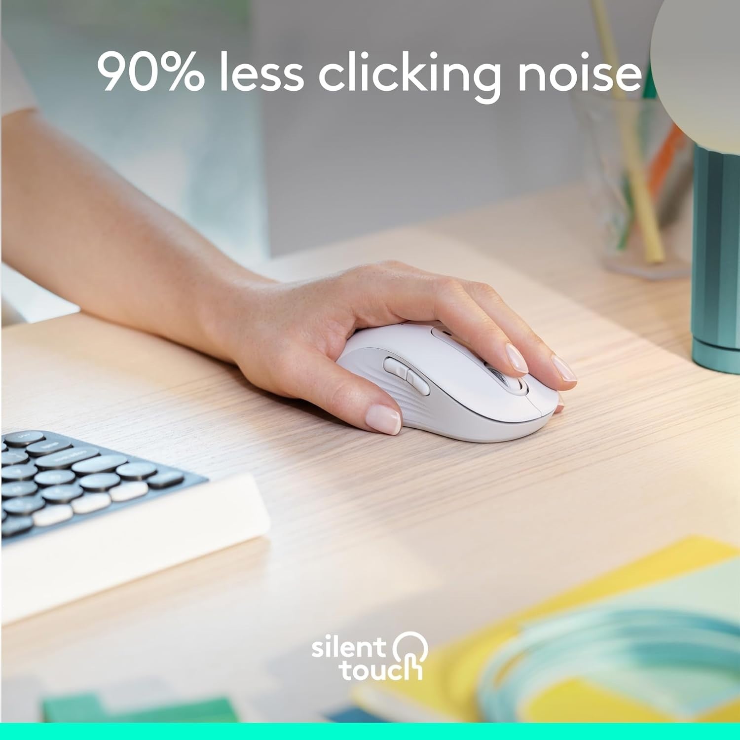 Left Hand Wireless Mouse Large Hands Silent Click Ergonomic Bluetooth PC Mac