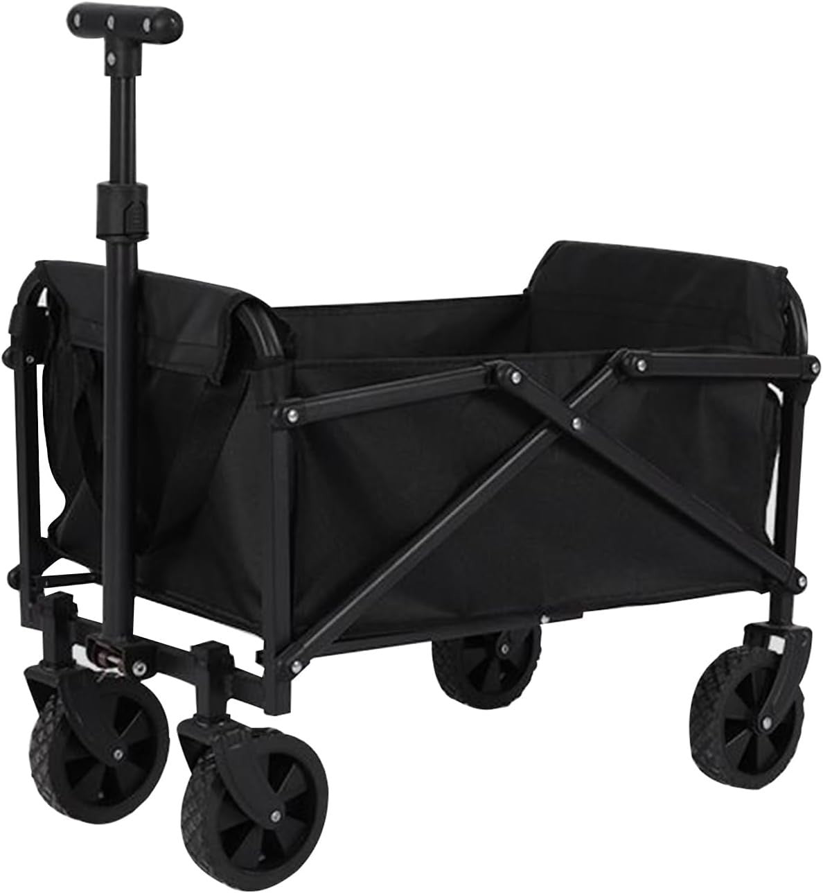 Heavy Duty Folding Festival Trolley Wagon Cart Adjustable Handle All-Terrain