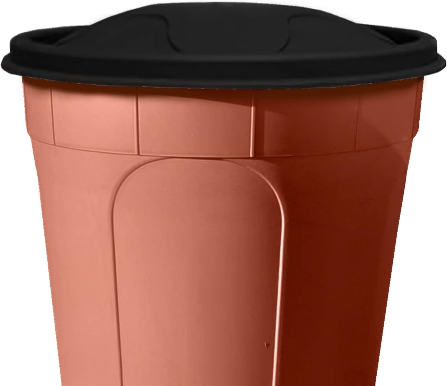 210L Terracotta Garden Water Butt With Tap Stand Rainwater Collector XL