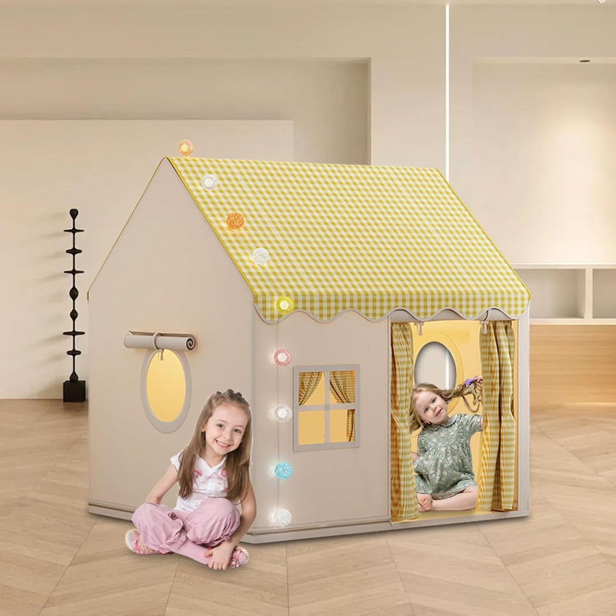 Princess Kids Play Tent Indoor Outdoor w Lights Teepee Playhouse