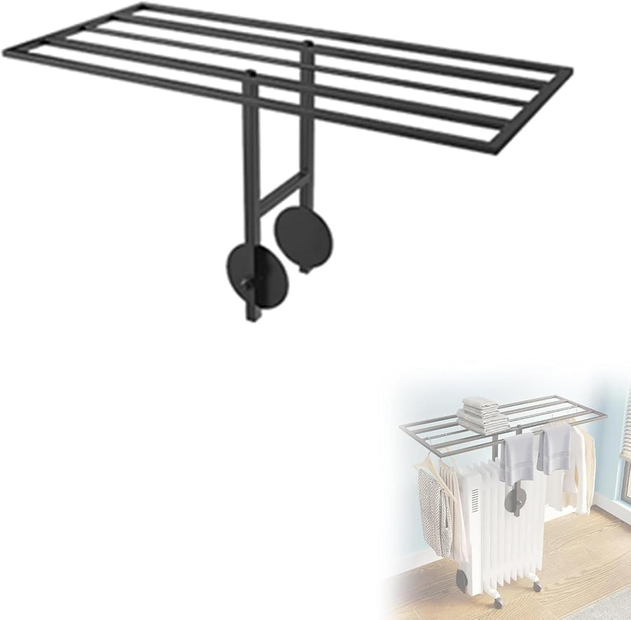 Adjustable Height Oil Radiator Clothes Drying Rack Indoor/Outdoor 40cm-80cm