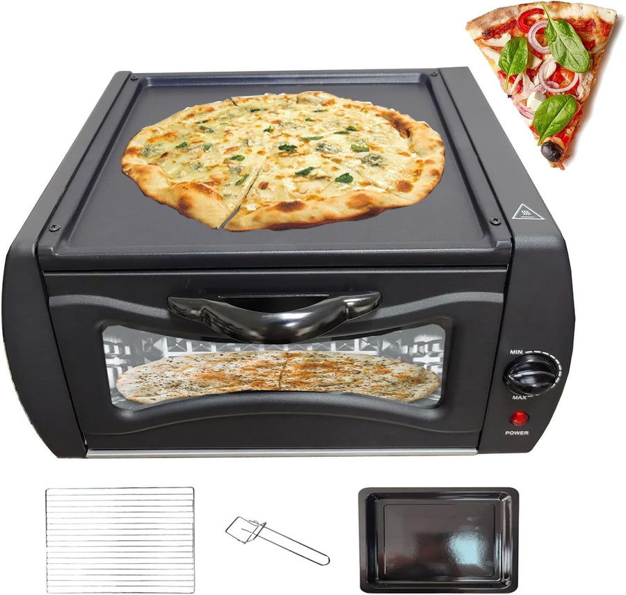 15L Electric Pizza Oven 2100W | Countertop Bread Maker 400°C Adjustable Temp