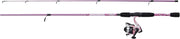 Pink Camo Spinning Rod & Reel Combo 2.1m Telescopic 7-20g