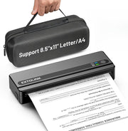 A4 Portable Thermal Printer Bluetooth Inkless + Case