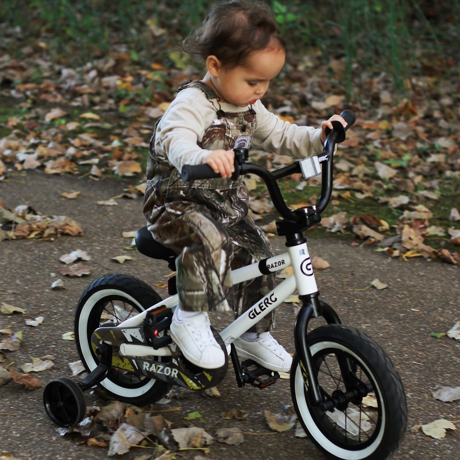 12 Inch Kids BMX Bike Boys Bicycle Training Wheels Bell White Age 2-4