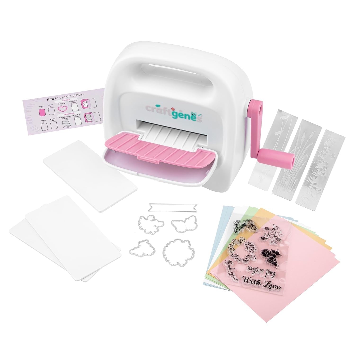 Mini Die Cutting Embossing Machine 8.5cm Starter Kit Card Craft DIY