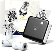 Mini 300DPI Thermal Printer Bluetooth Sticker Label
