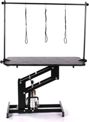 Hydraulic Dog Grooming Table Heavy Duty Adjustable Lift H Bar Large Dogs