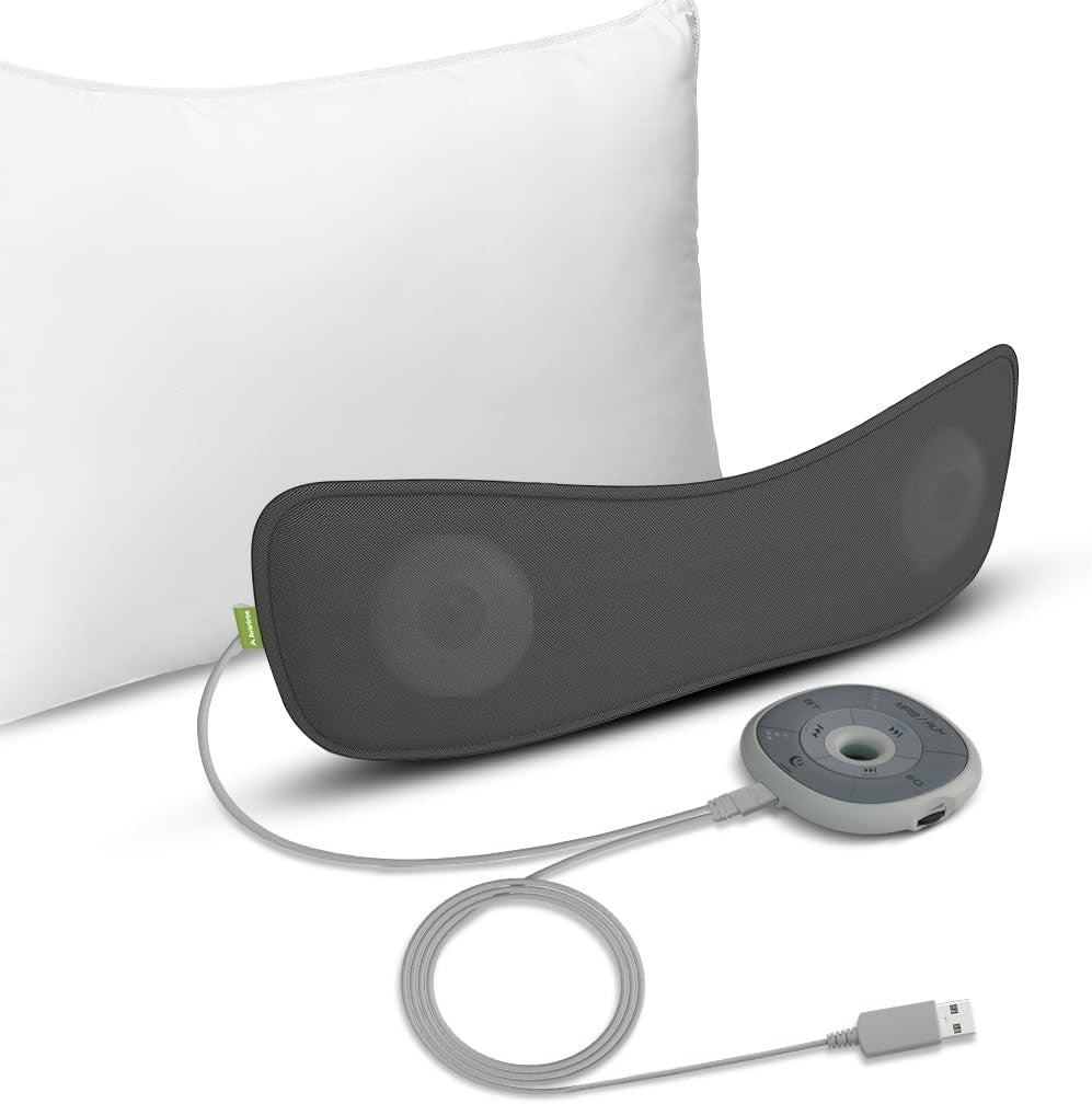 Pillow Speaker Sleep Headphones Bluetooth White Noise Private Audio