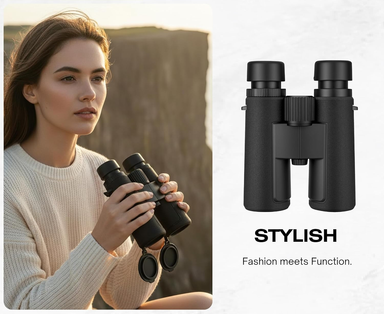 10x42 Waterproof HD Binoculars for Bird Watching Hunting Travel Safari Outdoor