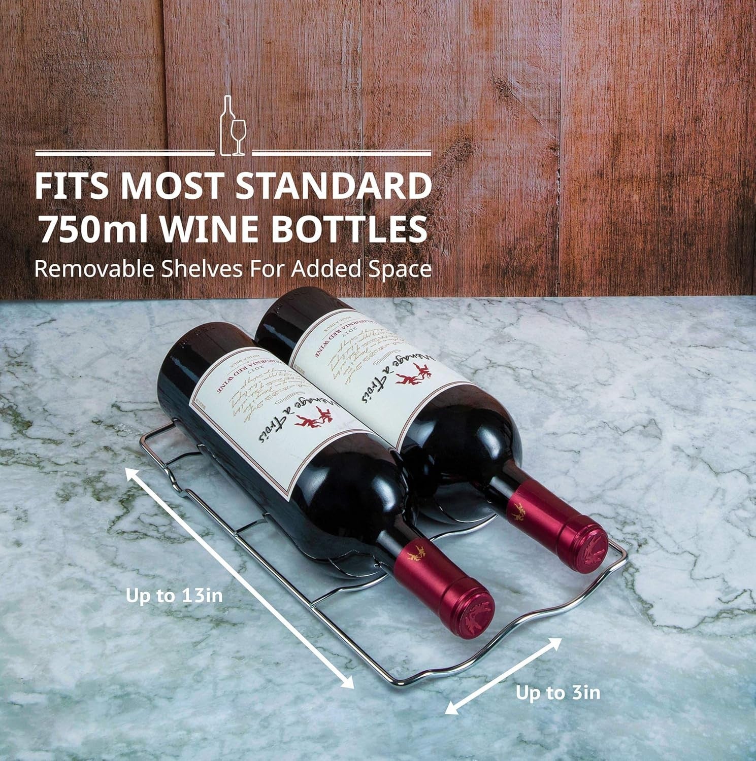 12 Bottle Wine Cooler Fridge Compressor Digital Temp Lock Black Freestanding