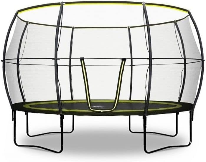 12ft Garden Trampoline with Halo Safety Enclosure Heavy Duty