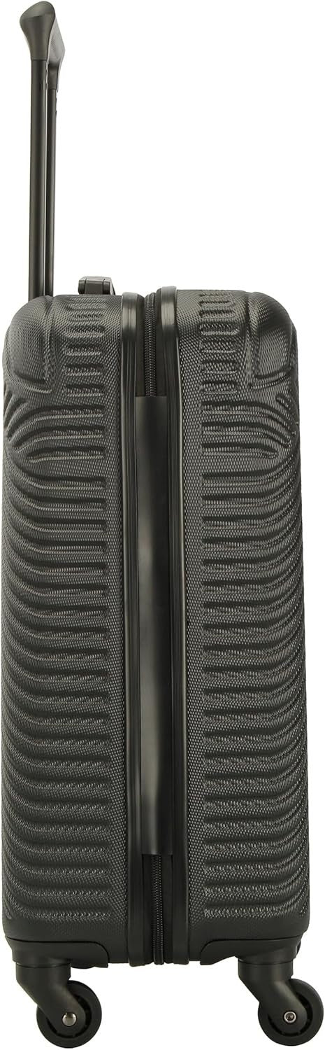 3PC Hard Shell Luggage Set 20 24 28 Inch Spinner Wheels Lock Black