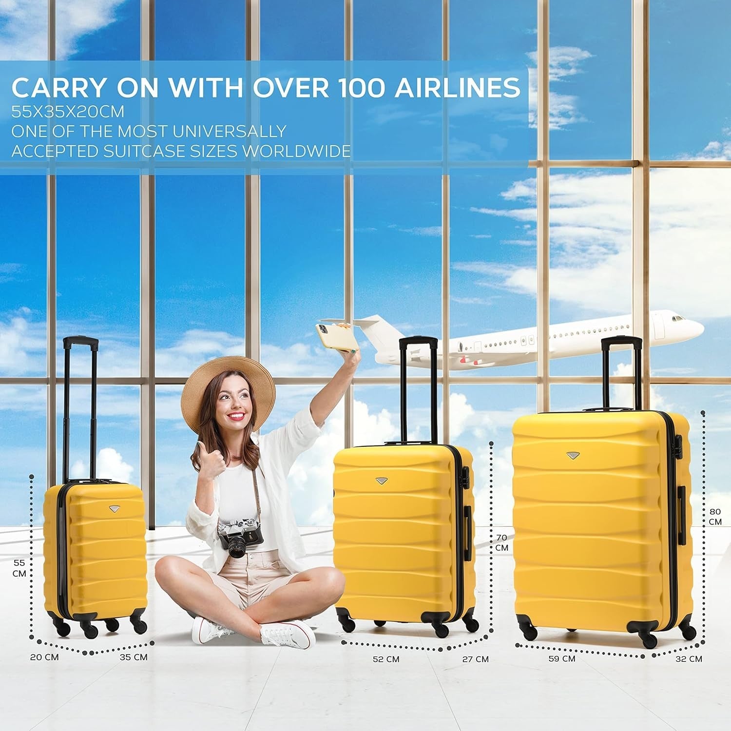 29” Extra Large ABS Check In Suitcase Lightweight Hard Case 4 Wheels