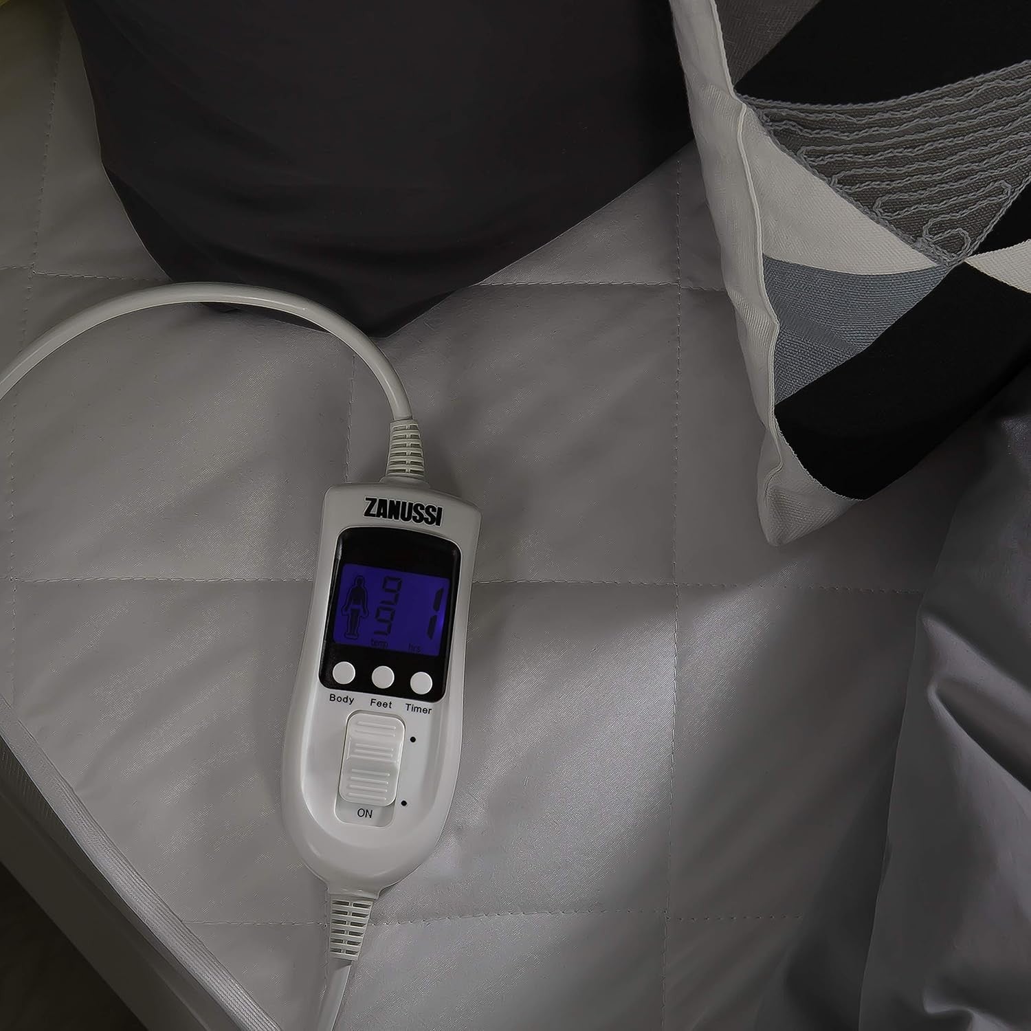 Single Electric Heated Mattress Protector 9 Heat Settings Washable Safe