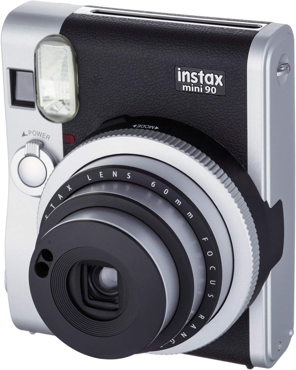 Instant Camera Black Retro Classic Mini Film Camera Flash Modes