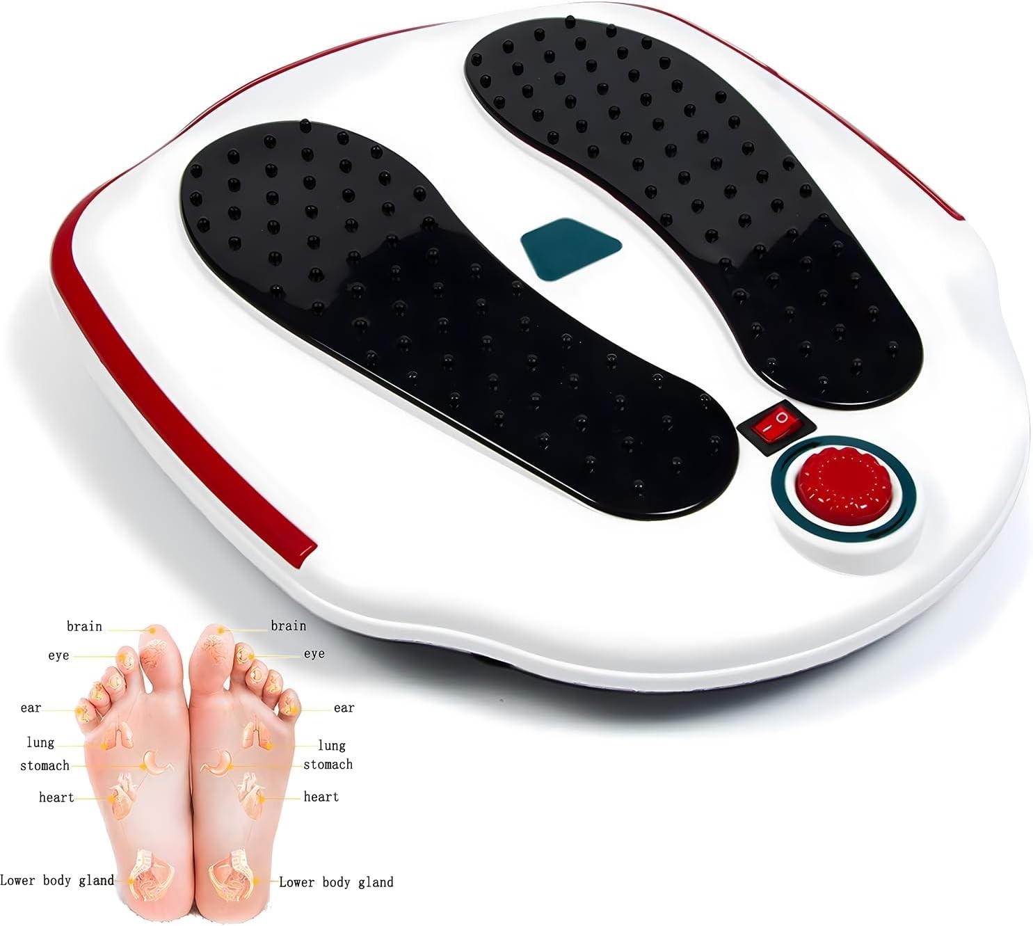 Heated Shiatsu Foot Massager Deep Kneading Circulation Pain Relief