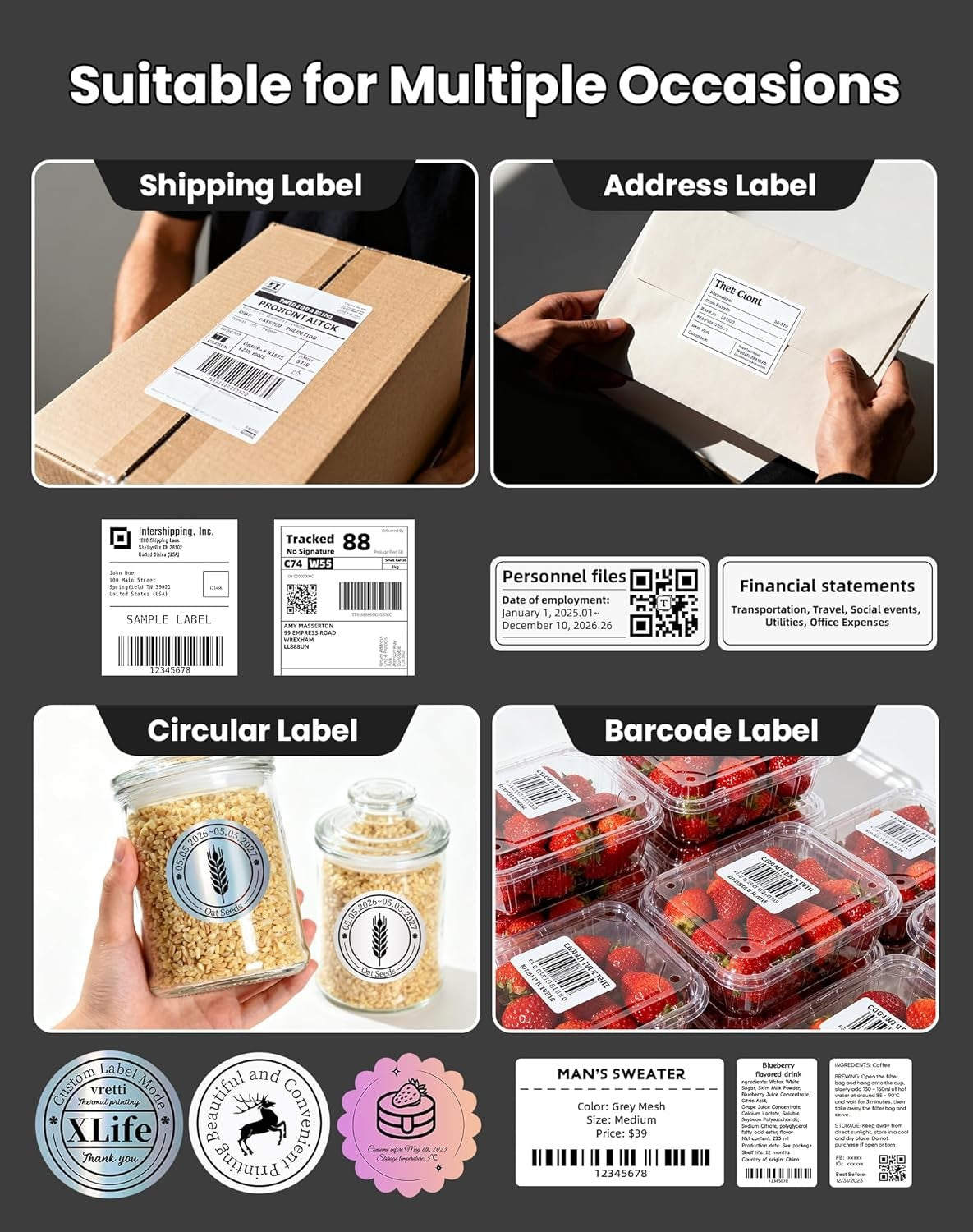 4x6 Thermal Shipping Label Printer USB for eBay Amazon