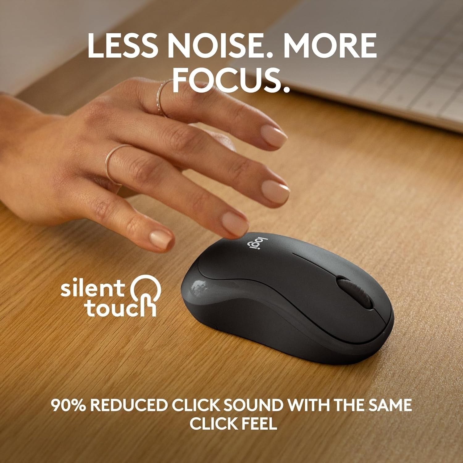 Silent Bluetooth Mouse Compact Wireless Portable Smooth Tracking Laptop PC