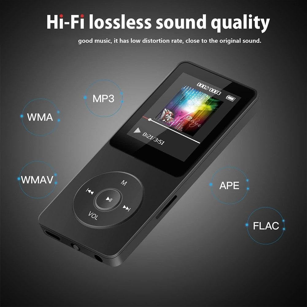 Bluetooth 5.0 MP3 Player with Speaker FM Radio 128GB