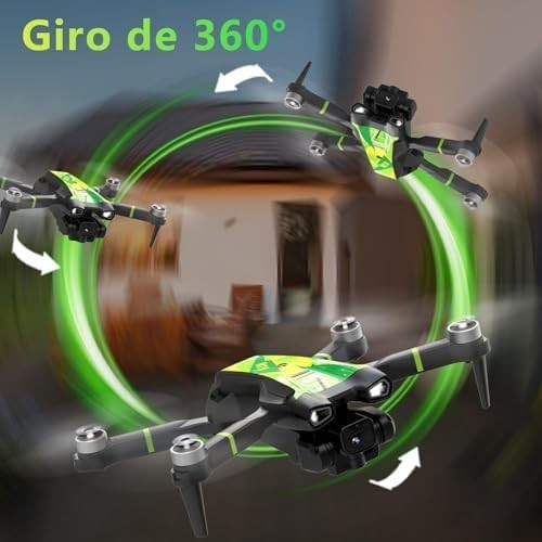 4K HD Foldable Drone w/ Brushless Motor 3 Speed Modes Optical Flow 3D Flip