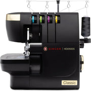 Heavy Duty Overlock Serger Machine 2 3 4 Thread 1300 SPM Black