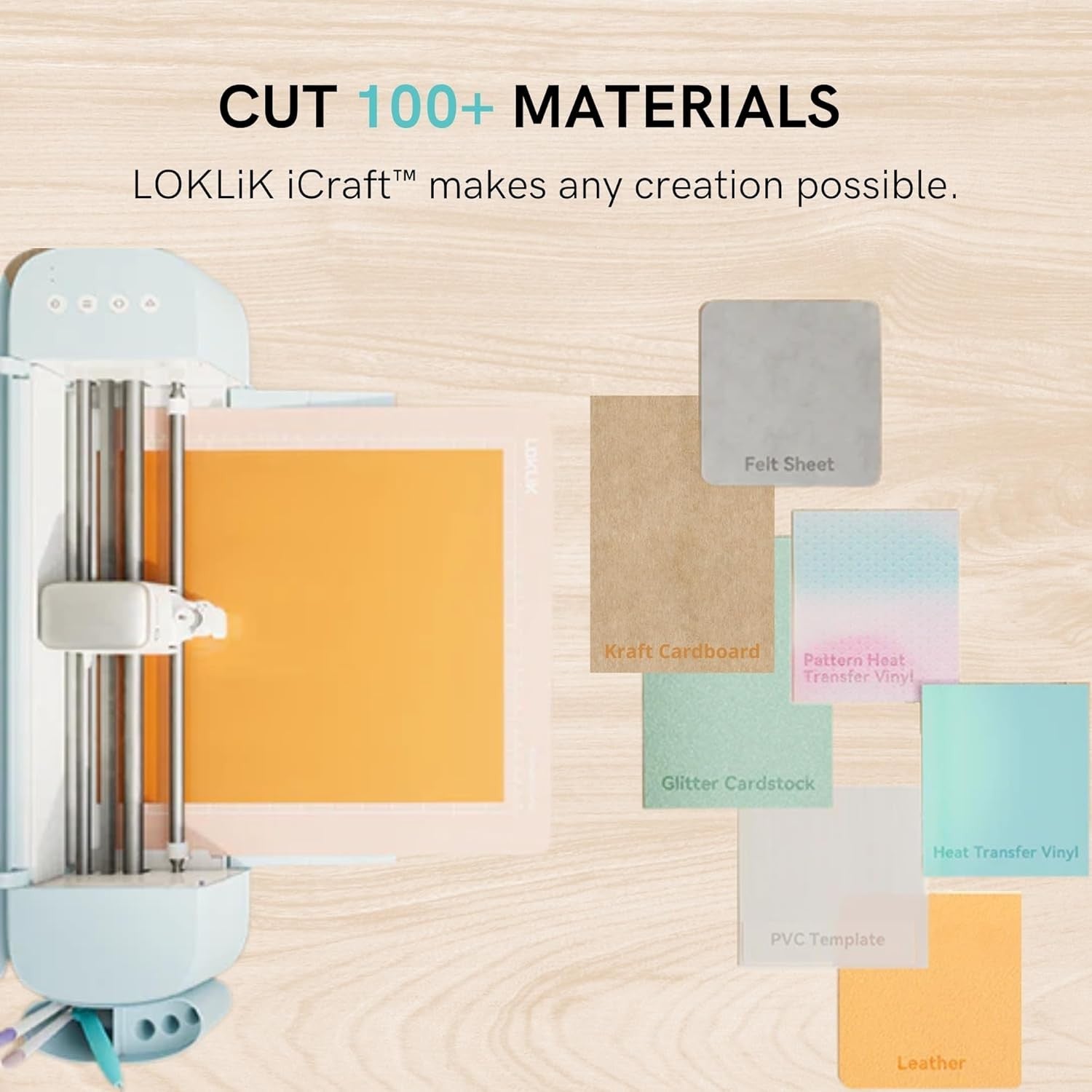 Vinyl Cutting Machine Precision Craft Cutter Cuts 100+ Materials 12x8