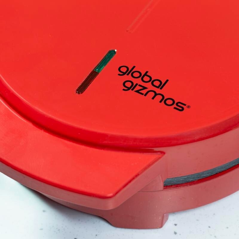 Heart Shaped Waffle Maker 1000W Non-Stick Plates Global Gizmos Belgian Sweet
