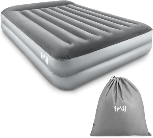 Deluxe Single Airbed with Built-In Electric Pump & Pillow – Waterproof Comfort