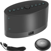 Extra Loud Alarm Clock with Bed Shaker Wireless Heavy Sleepers Black
