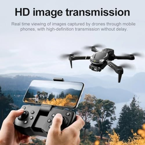 4K HD Foldable Drone Dual Camera Brushless Motors & 2 Batteries