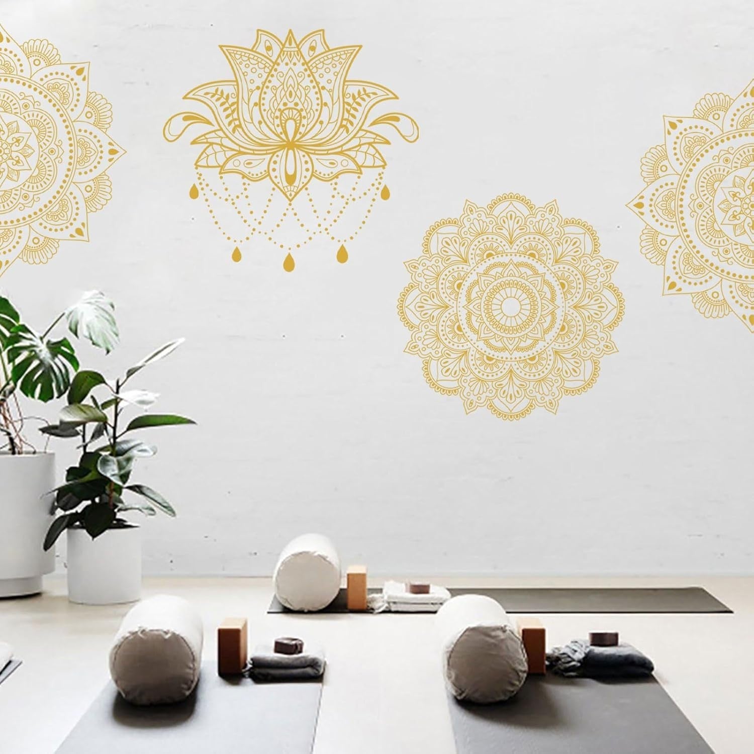 Boho Mandala Wall Sticker Removable Vinyl Home Decor 116x39cm