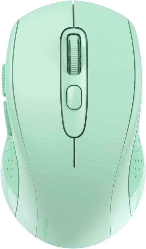 Wireless Bluetooth Mouse 4000DPI Silent Click Ergonomic Multi Device Green
