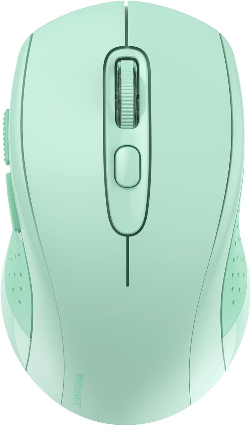 Wireless Bluetooth Mouse 4000DPI Silent Click Ergonomic Multi Device Green