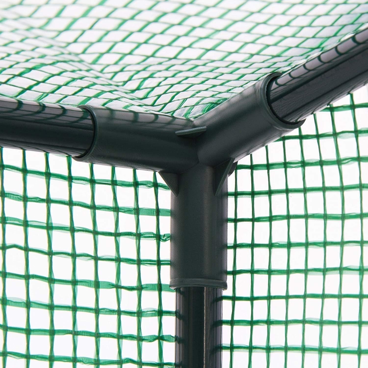 Reinforced Tomato Greenhouse with Heavy-Duty UV Cover & Steel Frame 150x100x50cm