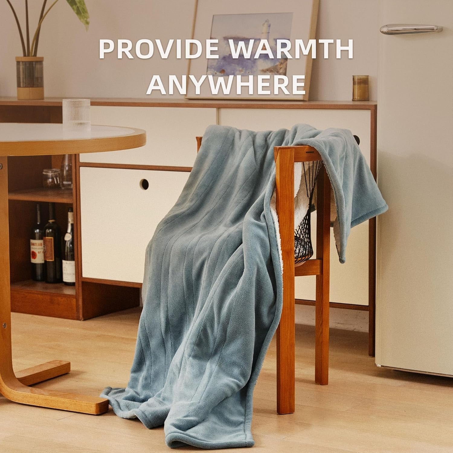 Electric Heated Throw Blanket 130x160cm 6 Heat Timer Washable Bed