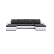 Modern Corner Sofa Bed with Chaise Storage L-Shape 250x150cm Dark Grey.