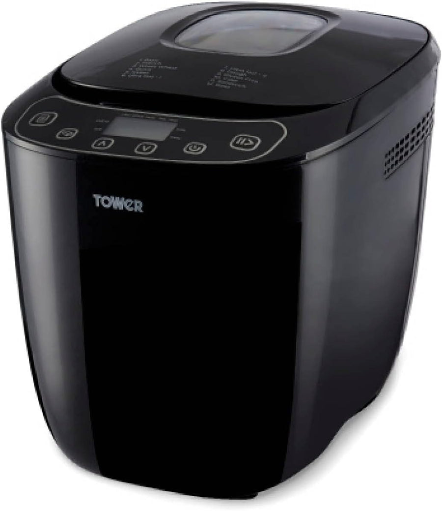 2LB Digital Bread Maker 12 Programs Fast Bake Gluten-Free Non-Stick
