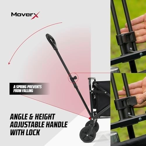 70L Folding Festival Trolley Wagon Portable Camping Cart Wheels
