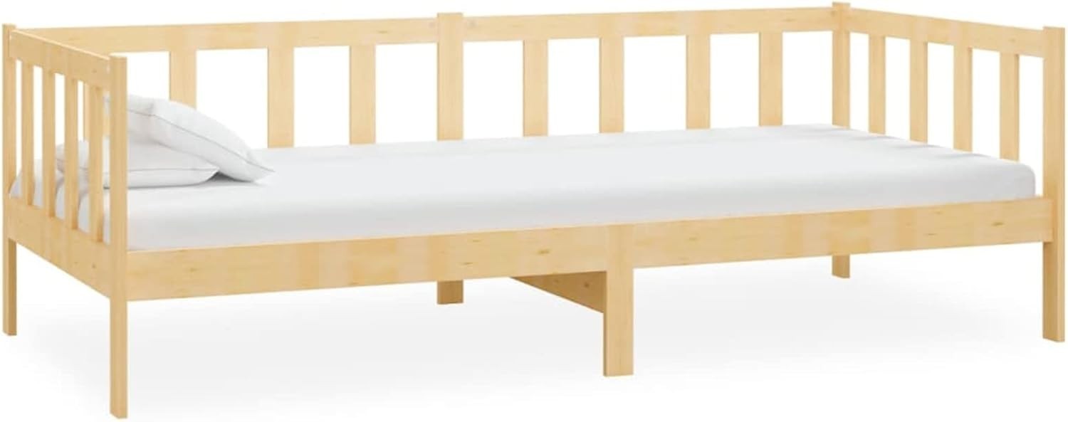Solid Pine Wooden Daybed Sofa Bed 90x200cm | Guest Frame for Lounge or Garden