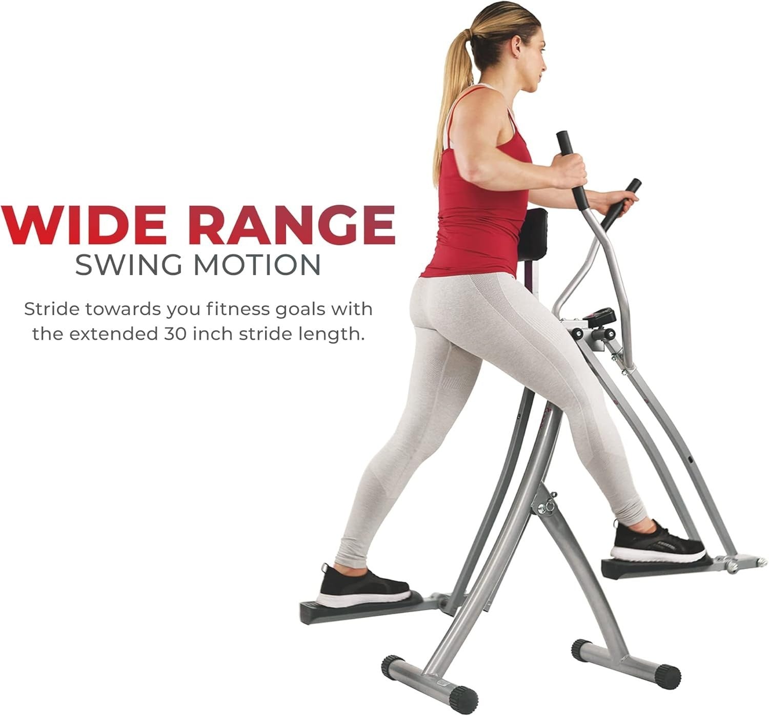 Elliptical Air Walker & Hydraulic Rowing Machine Home Gym Fitness Set
