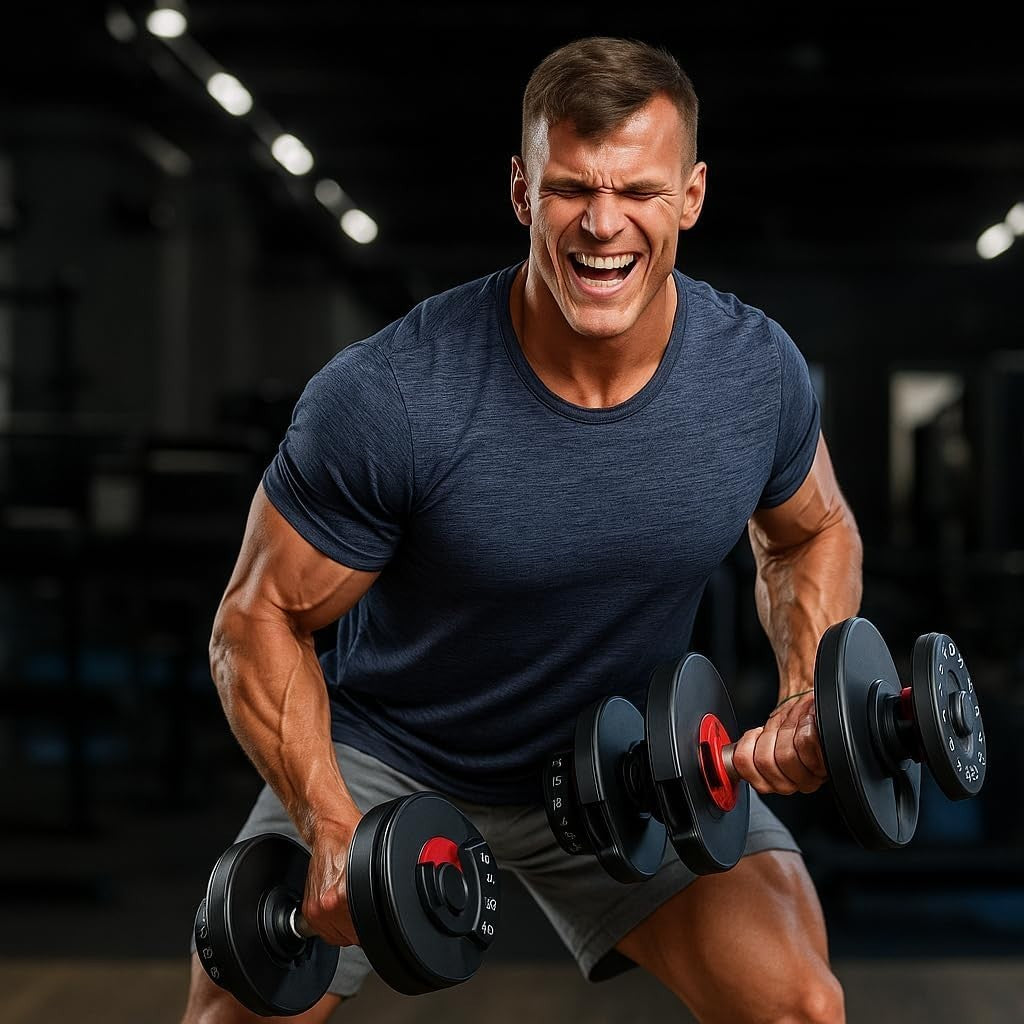Quick Dial Adjustable Dumbbell 24kg or 40kg Smart Weight Home Gym
