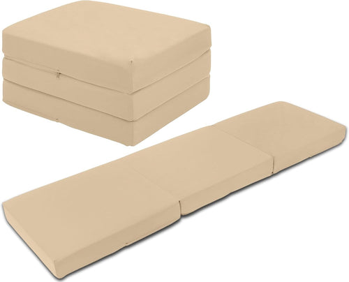 Foldable Foam Futon Bed Chair for Adults Kids | Compact, Portable, Multiuse