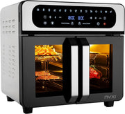 20L Air Fryer Oven French Doors 2200W 13 Modes Touchscreen 12 Accessories