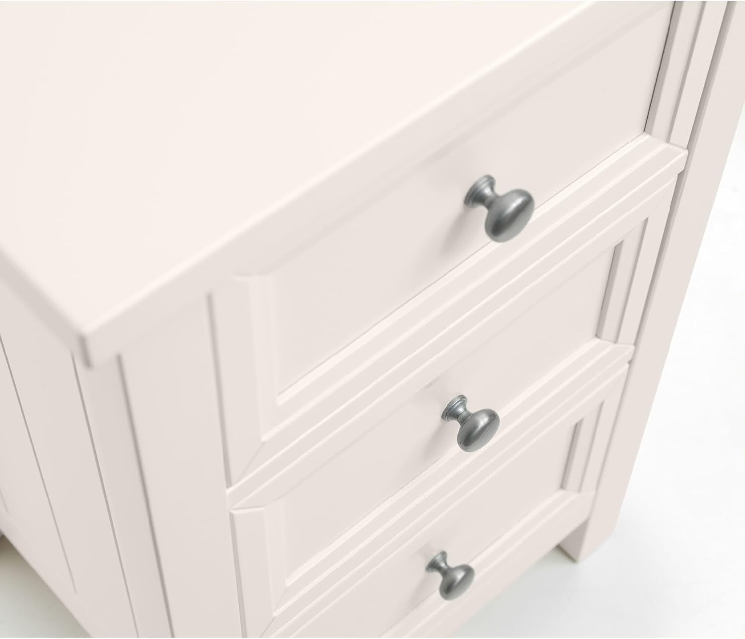 Surf White Dressing Table 6 Drawer Chest Modern Bedroom Vanity Furniture Set